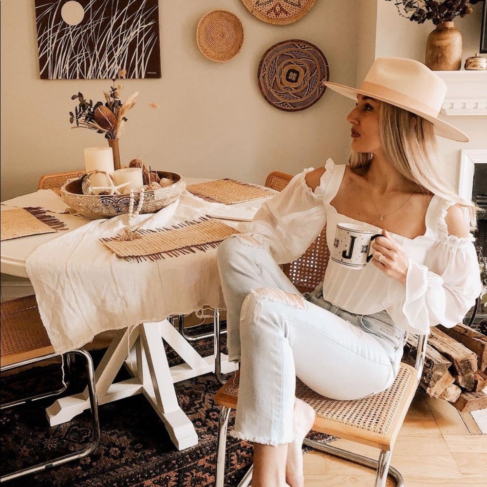 White Chiffon Corset Top